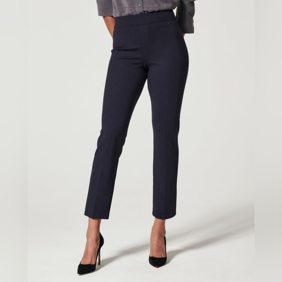 Spanx The Perfect Pant Pinstripe NWT Sz. L/P - Picture 1 of 8